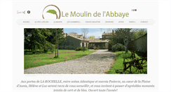 Desktop Screenshot of moulin-abbaye17.com